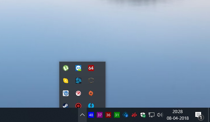 windows 10 taskbar icons